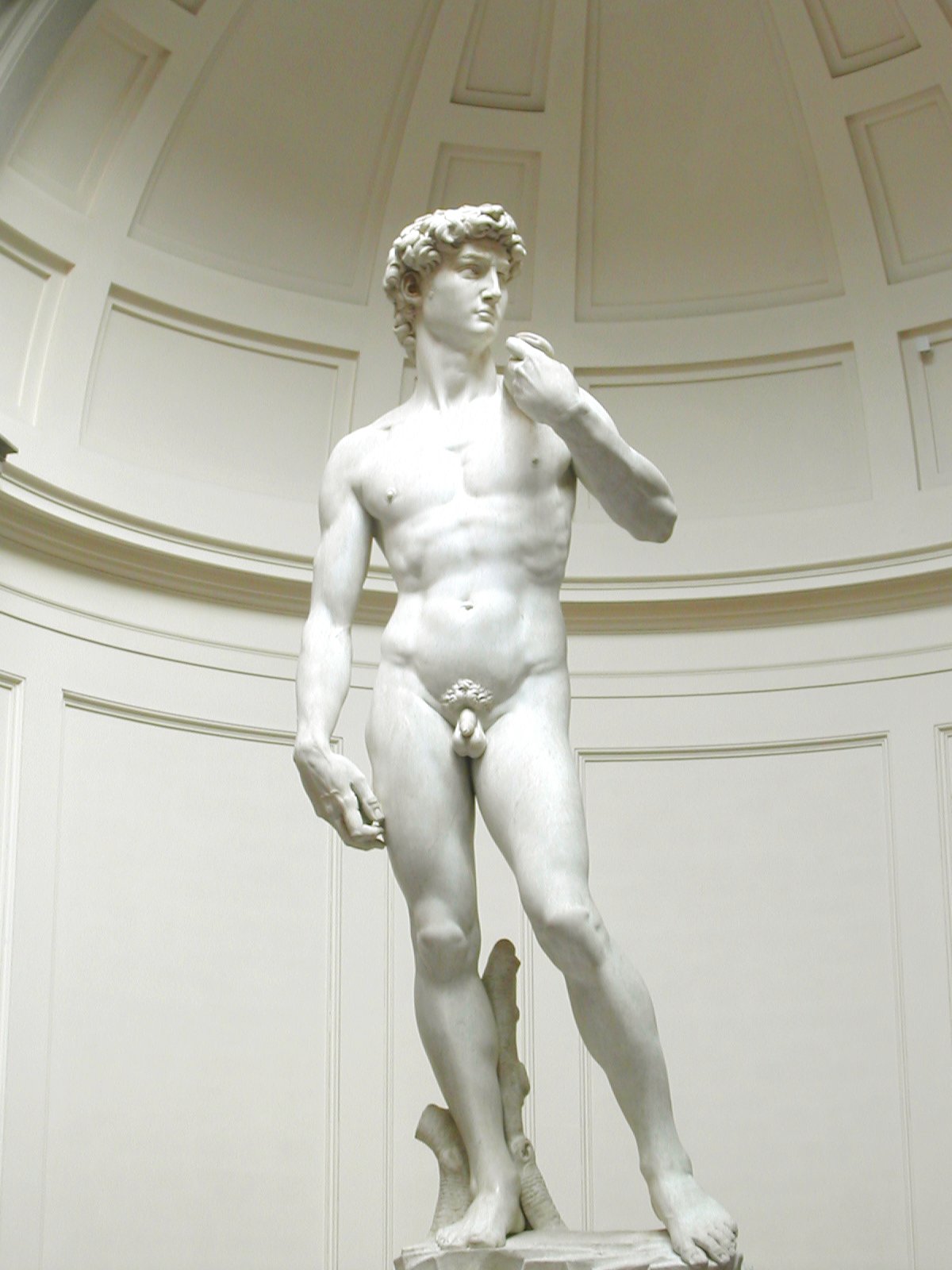 David, sculpture en marbre de Michel Ange