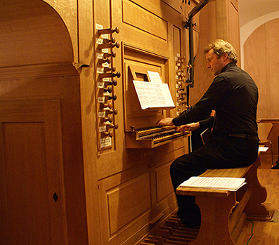 Francis Jacob à l'orgue de Saessolsheim