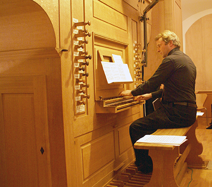 Francis Jacob à l'orgue de Saessolsheim